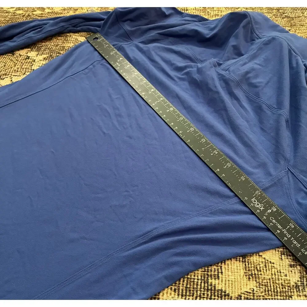 Lululemon Rulu Half Zip Pullover Sweater Sapphire Blue Men's Size S